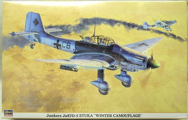 Hasegawa 1/32 Junkers Ju-87 D-5 Stuka Winter Camouflage - (Ju87D5), 08189 plastic model kit